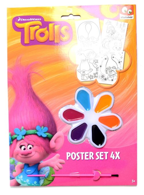 Slammer Trolls impressions couleur avec peinture 6 pcs