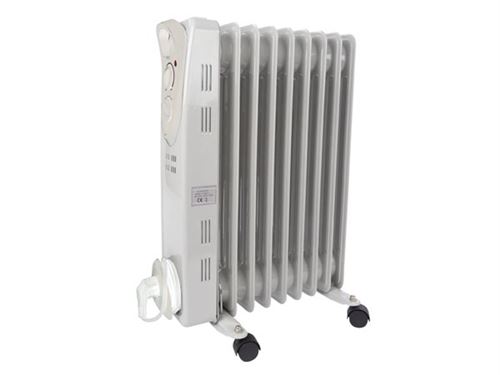 Radiateur bain dhuile - 2000 w - 9 éléments velleman tc78009n