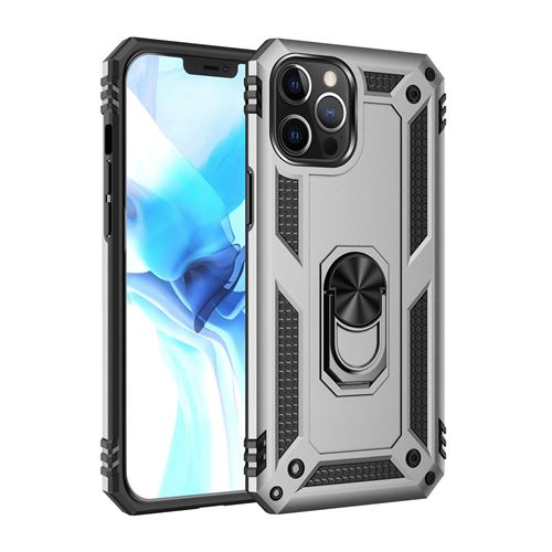 Housse de protection en TPU avec support de bague magnétique pour iPhone 12 Pro Max 6,7”