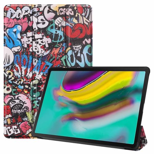 WISETONY® Etui en PU tri-pliure Motif peint avec support pour votre Samsung Galaxy Tab S5E 10.5 (2019) T720/T725