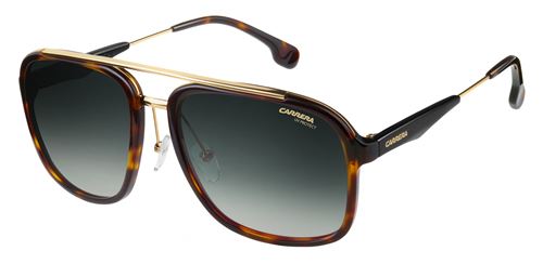 Carrera Eyewear lunettes de soleil 133/S 2ik/9K pilote hommes marron flammé/or