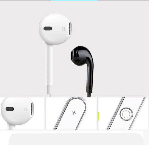 OHP Sans fil Casque d'écoute Bluetooth écouteur S6 Blanc .