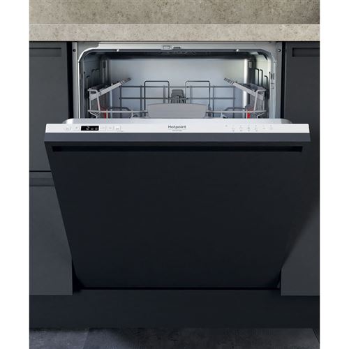 Hotpoint Smart HIC 3B+26 UK - Lave-vaisselle - intégrable - Niche - largeur : 60 cm - profondeur : 56 cm - hauteur : 82 cm - blanc