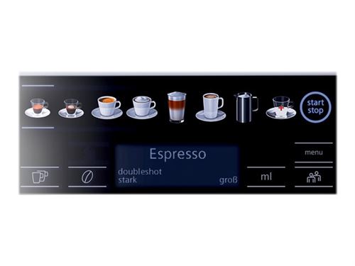 Siemens EQ.6 plus extraKlasse TE657F09DE - Automatisch koffiezetapparaat met cappuccinatore - 19 bar - donker inox