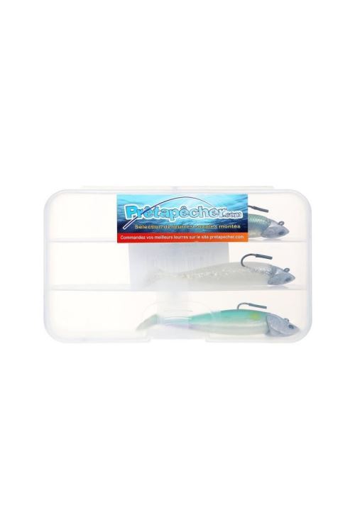 PRET A PECHER Coffret de 3 leurres souples 10/15 g