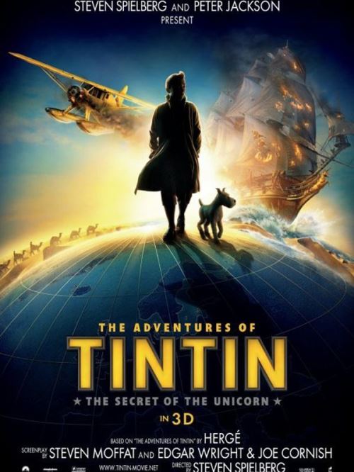 Tntin AFFICHE CINEMA ORIGINALE