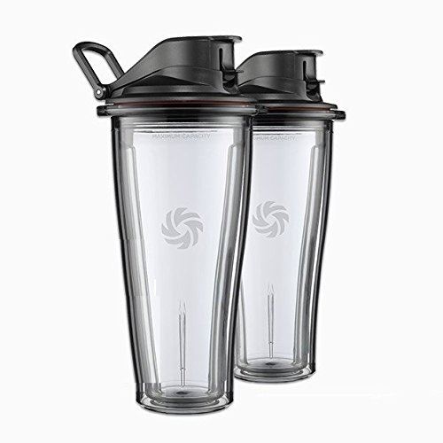 Vitamix - Ascent - Lot de 2 verres avec bouchon