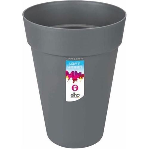 Elho - Loft Urban Rond Haut &Oslash;35cm Anthracite