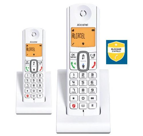 Téléphone Sans Fil Alcatel F 630 Duo Grey