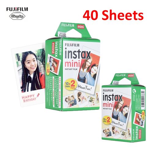 Fujifilm-instax Mini, 10/20/40/80/200 feuilles de papier photo blanc, 11 12  9 7 + 90, 3 pouces, pour mini appareil photo instantané 25 50s 90