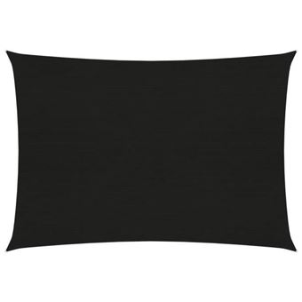 vidaXL Voile d'ombrage 160 g/m² Noir 2,5x4 m PEHD - 1