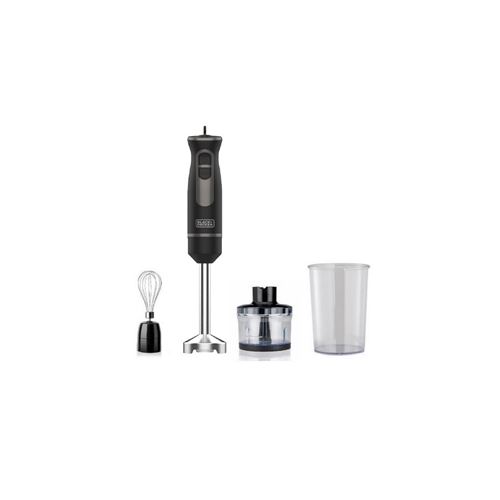 Black & Decker Noir Mixeur Plongeant 800W Black+Decker Bxhba800e - Image 3