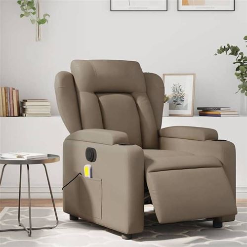 Vidaxl Fauteuil De Massage - Cappuccino - Image 3