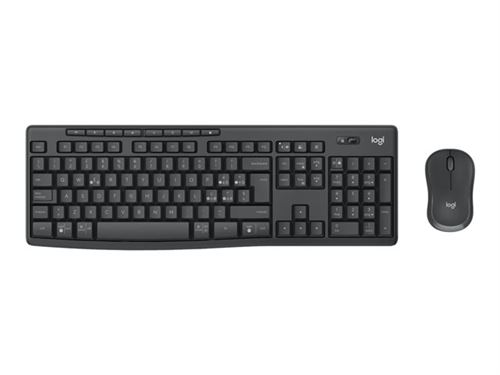 Logitech MK370 Combo for Business - Ensemble clavier et souris - sans fil - Bluetooth LE - QWERTY - Hébreu - graphite