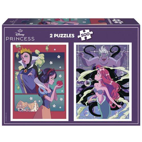 Educa Borras Educa Puzzle Disney Méchants Et Princesses 2 X 500 Pièces - Image 4