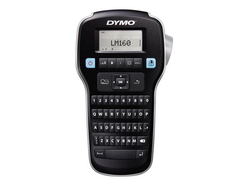 Dymo Labelmanager 160 - Value Pack - Étiqueteuse - Noir Et Blanc - Transfert Thermique - Rouleau (1,2 Cm) - 180 Dpi - Jusqu'À 12 Mm/Sec