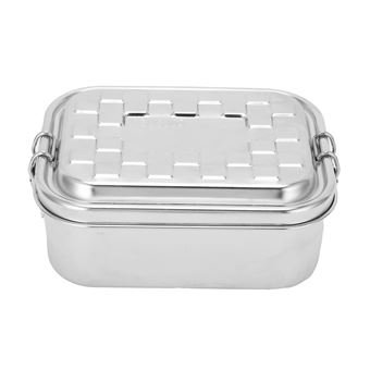 Boîte à Lunch Inox 304 - 2 Compartiments - 800 Ml - Hermétique, Micro-ondes Et Lave-vaisselle - Pour Repas Bureau, Pique-nique