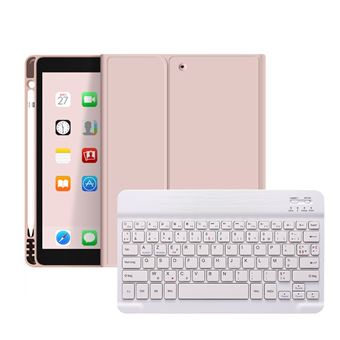 CWNOTBHY iPad Mini 6 Étui à clavier 2021, clavier sans fil amovible  rétro-éclairé avec couvercle mince et porte-crayon pour iPad Mini 6e