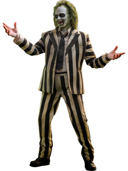 Michael Keaton Beetlejuice 2024 Tim Burton Sixth Scale figure Hot Toys MMS767 - Image 6