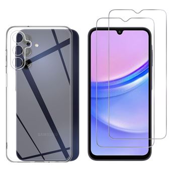 Coque pour Samsung Galaxy A15 4G / A15 5G et 2 Verres Trempé Film Protection Ecran Phonillico® - 1