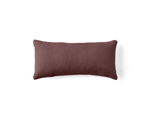 Non Communiqué Prune Alicante - Coussin - En Velours Texturé - 28X58 Cm