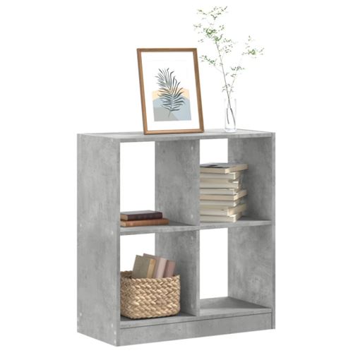 VIDAXL - Bibliothèque - Gris Béton - 68,5x32x75 cm - Image 3