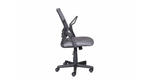 Fauteuil chaise de bureau sur roulettes pivotante en tissu mesh