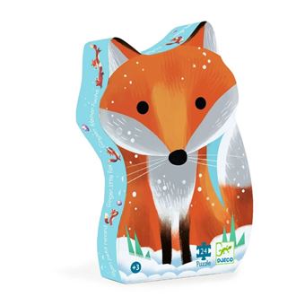 Puzzle silhouette Ginger petit renard - 24 p