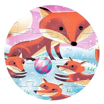 Puzzle silhouette Ginger petit renard - 24 p