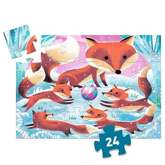 Puzzle silhouette Ginger petit renard - 24 p