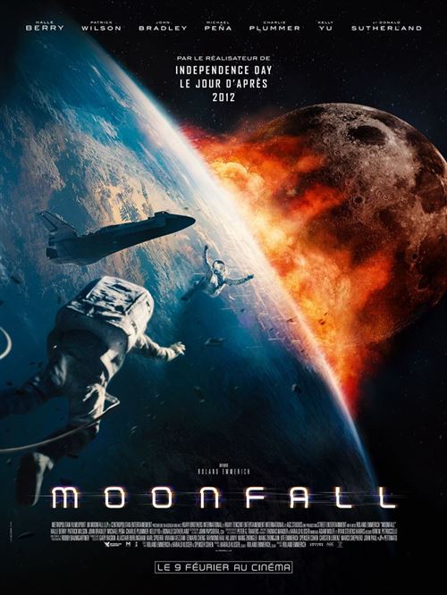 Affiche de Cinéma Originale - Moonfall - 2022 - Halle Berry - 120x160cm
