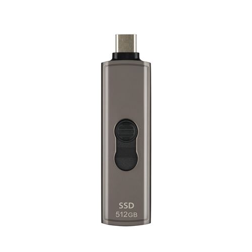 Transcend - ESD330C - Disque SSD Externe - 512 Go - USB-C - AES 256 bits - Gris - Image 3