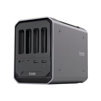 SanDisk Professional PRO-DOCK 4 - Station d'accueil pour lecteur de cartes - baies : 4 - Thunderbolt 3