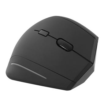 T'nB Ergo - Souris - vertical - ergonomique - laser - 6 boutons - sans fil - Bluetooth, 2.4 GHz - récepteur sans fil USB - noir