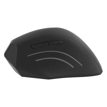 T'nB Ergo - Souris - vertical - ergonomique - laser - 6 boutons - sans fil - Bluetooth, 2.4 GHz - récepteur sans fil USB - noir