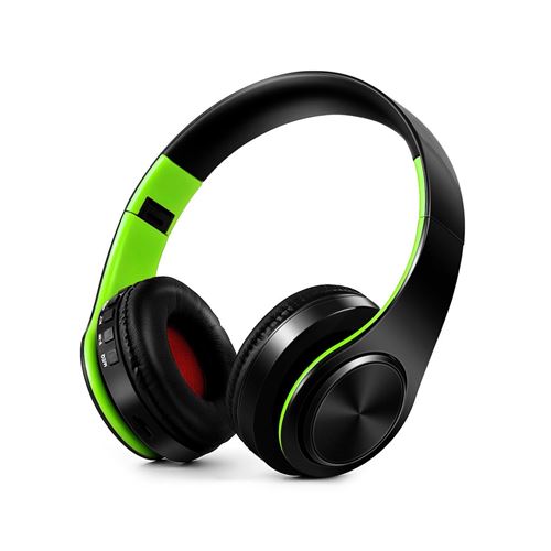 YONIS - Casque Audio - Bluetooth - Sans Fil - HIFI Stéréo - Sport - Blanc Bleu - Image 3