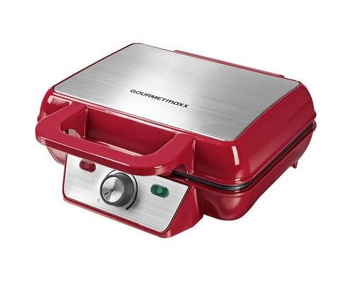 GourmetMaxx 07841 Gaufrier présélection de la température rouge
