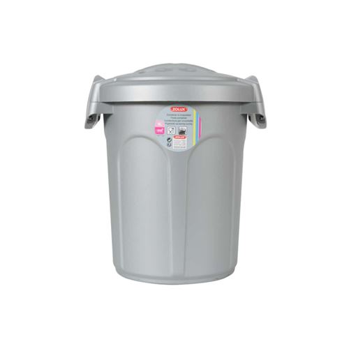 Conteneur à croquettes ZOLUX - 8L - Plastique - Gris - 574350