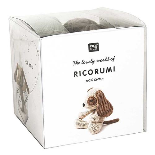 Set crochet Amigurumi Chien - Ricorumi - Rico Design