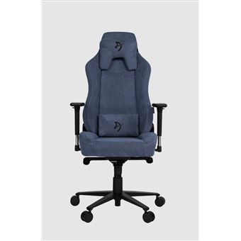 Chaise Gaming Vernazza Arozzi Tissu Doux - Bleu