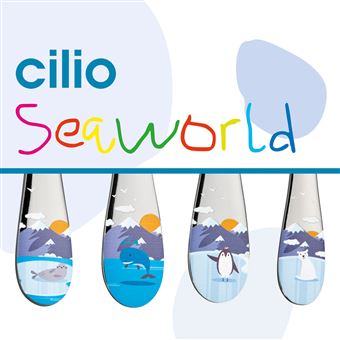 Couverts enfants Seaworld 4 pièces - Cilio - Argent - Inox - 1