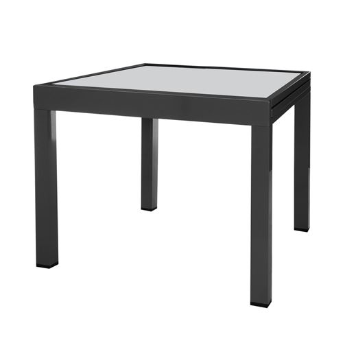 Table extensible Thais 90 x 90 x 74 cm Aluminium