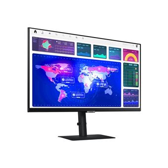 Samsung S27A800UNU - S80UA Series - écran LED - 27" - 3840 x 2160 4K @ 60 Hz - IPS - 300 cd/m² - 1000:1 - HDR10 - 5 ms - HDMI, DisplayPort, USB-C - haut-parleurs - noir