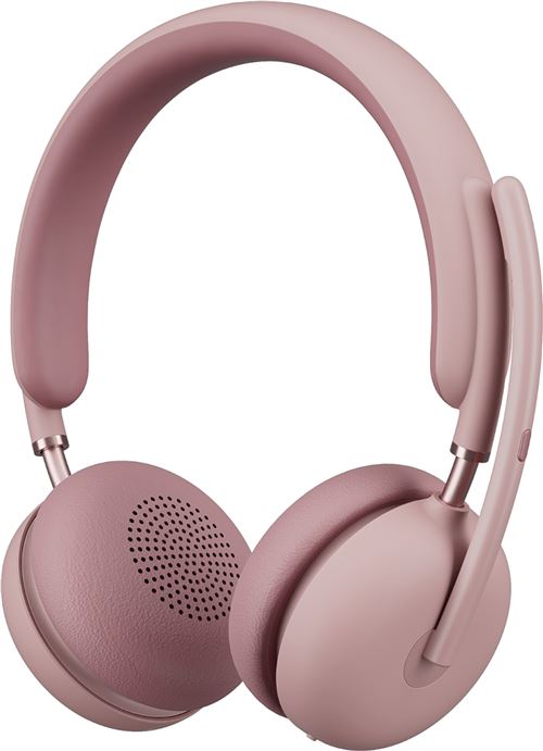 Logitech Rose Zone Wireless 2 Casque Avec Fil &Sans Fil Arceau Bureau/Centre D'appels Usb Type-C Bluetooth - Neuf - Image 3