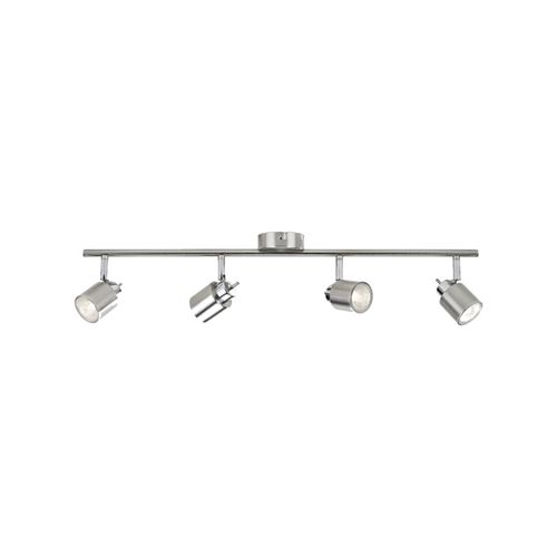 Plafonnier ajustable PHILIPS - 4 spots - GU10 - métal - 93503