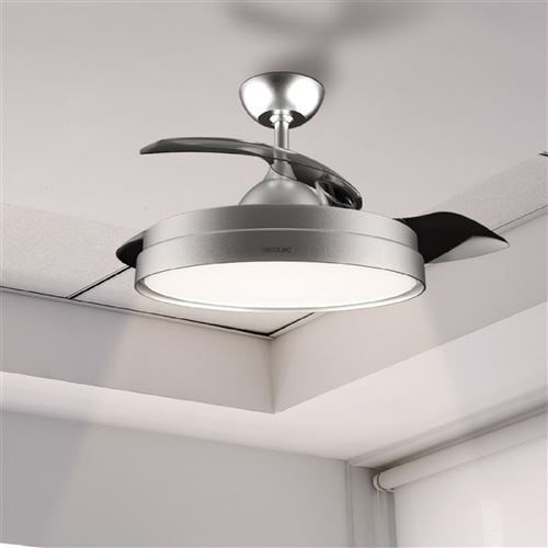 Ventilateur De Plafond Cecotec Aero 5300 - 52 Pouces - Moteur DC - LED - Télécommande - Mode Hiver/Été - 30W