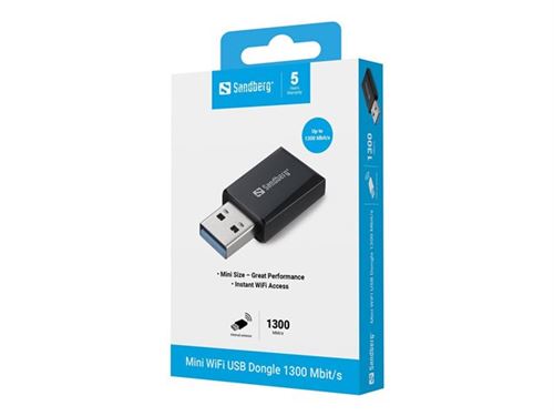 Non Communiqué Sandberg - Adaptateur Réseau - Usb 3.0 - Wi-Fi 5