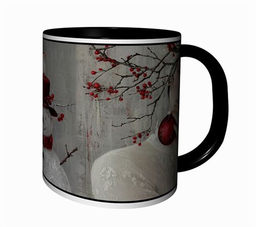 Non Communiqué Mug Tasse À Café - Mug Noel Artistique Illustration Vintage Noël Cadeau De Fetes De Fin D' Annee 4792