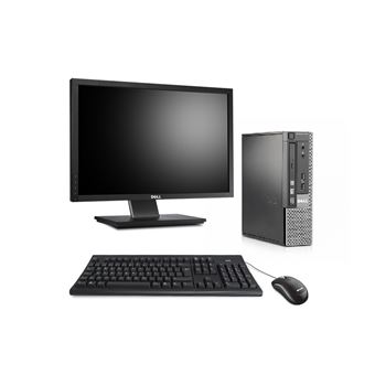 Ordinateur de bureau - Dell OptiPlex 7010 USFF - 8Go - 500Go HDD + Écran 22 - 1