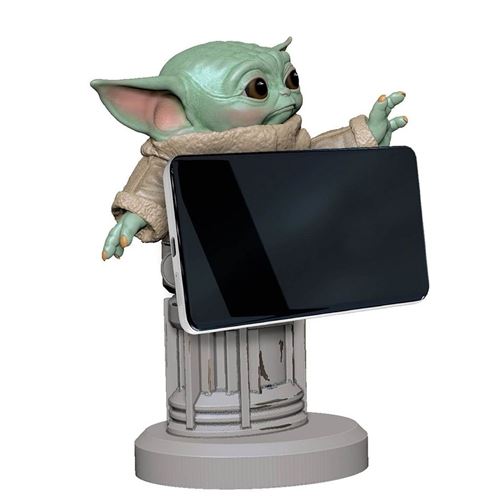 Figurine Star Wars Baby Yoda cable guy - compatible manette Xbox one / PS4 / Smartphone et autres
